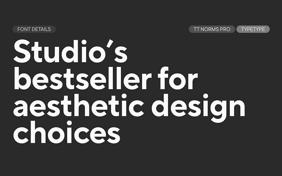 TT Norms Pro Typeface