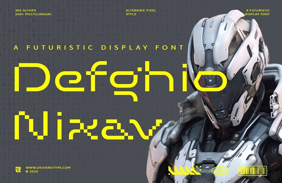UT Defghio Nixav Font