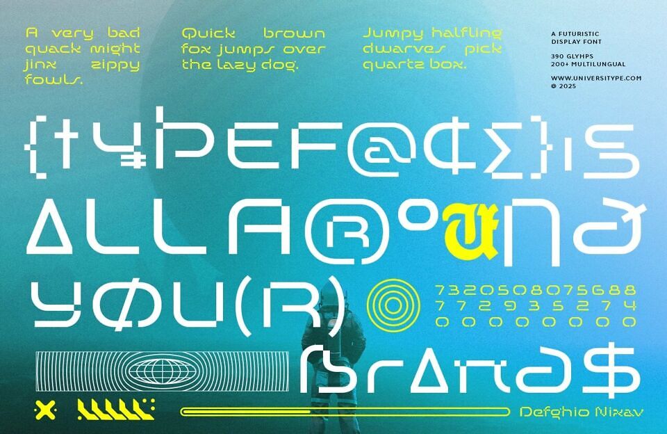 UT Defghio Nixav Font