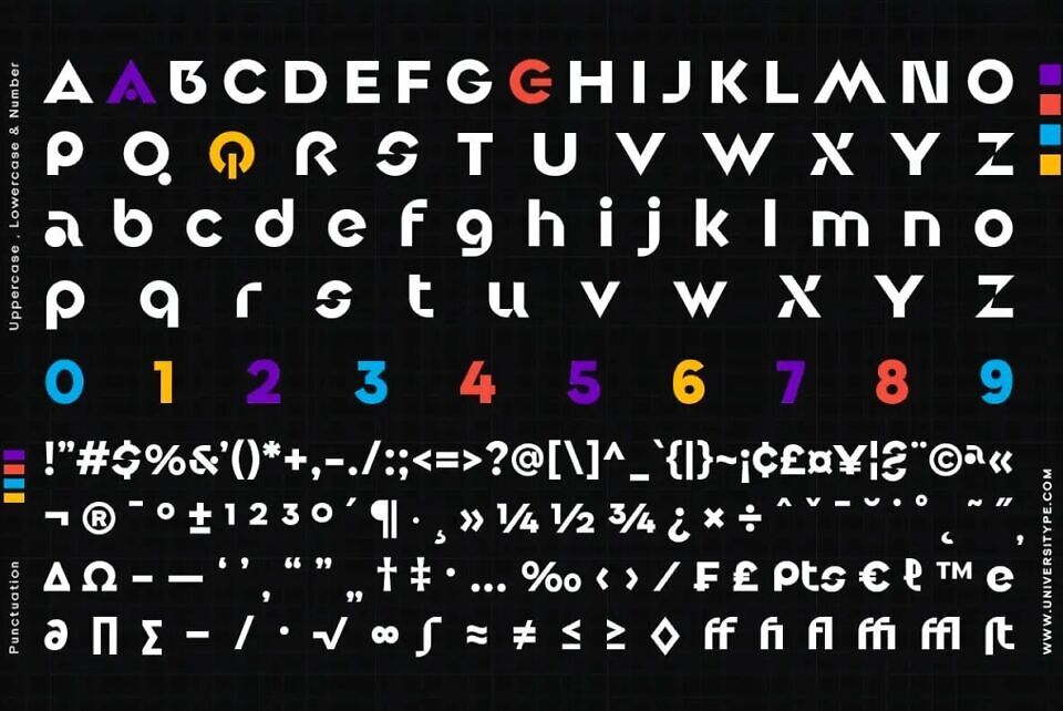 UT Gixora Metric Font