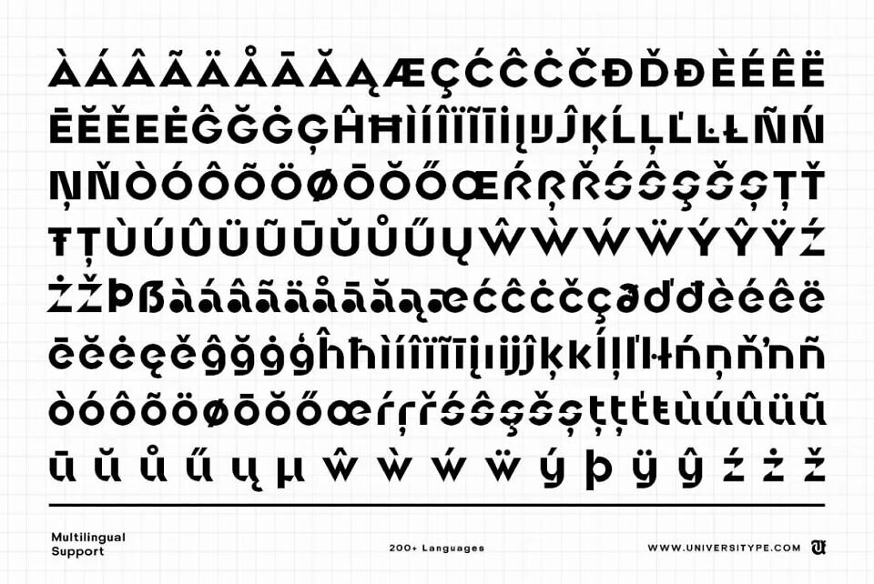 UT Gixora Metric Font
