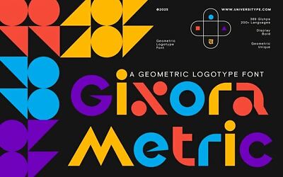 UT Gixora Metric Font (7)