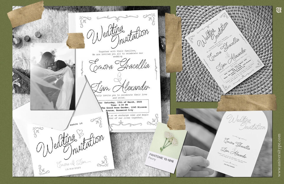 UT Nikahan Script Font