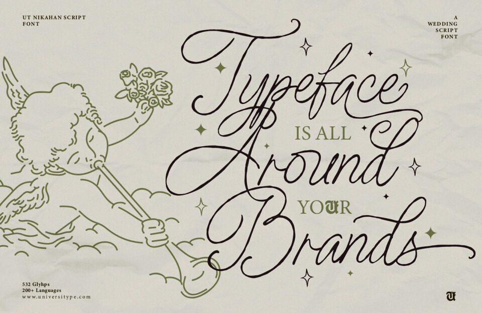 UT Nikahan Script Font