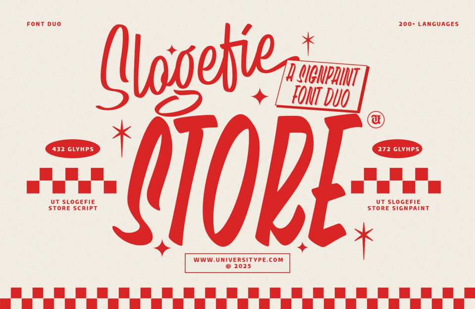 UT Slogefie Store Font
