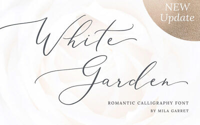 White Garden Font