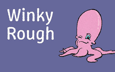Winky Rough Font (7)