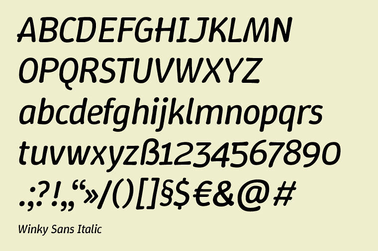 Winky Sans Font
