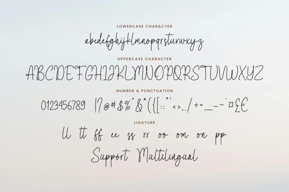 Aesthetical Font