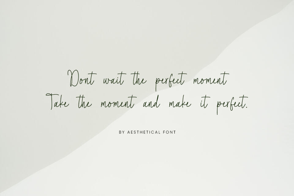 Aesthetical Font