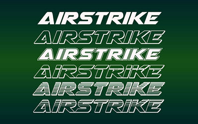 Airstrike Font