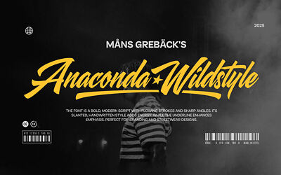 Anaconda Wildstyle Font