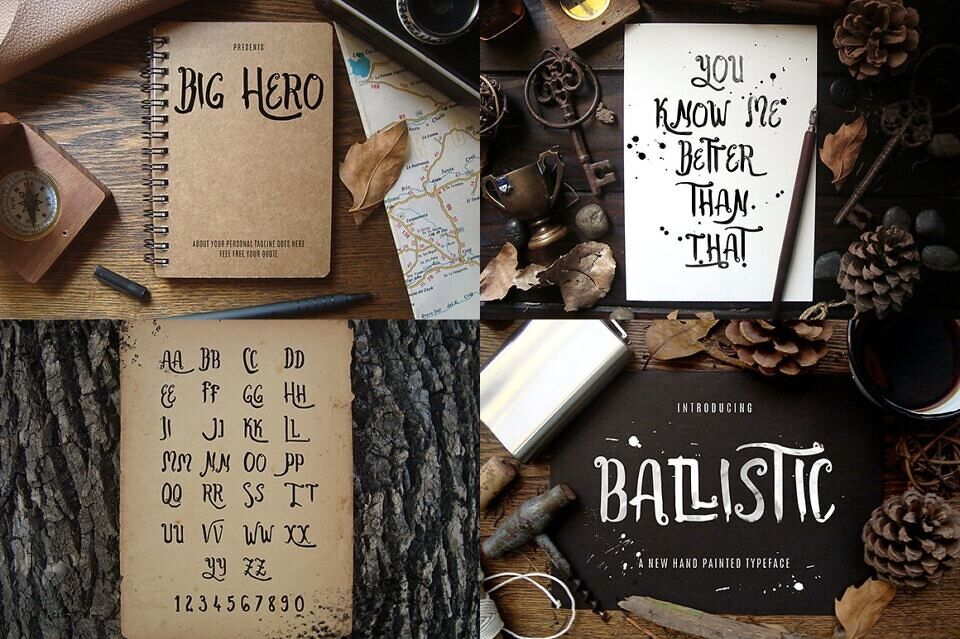 Ballistic Font