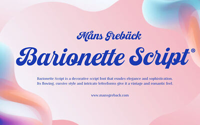 Barionette Script Font