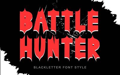 Battle Hunter Font (7)