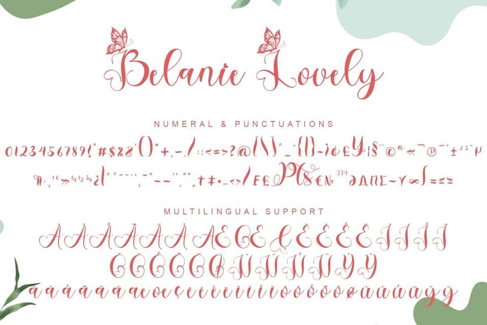 Belanie Lovely Font