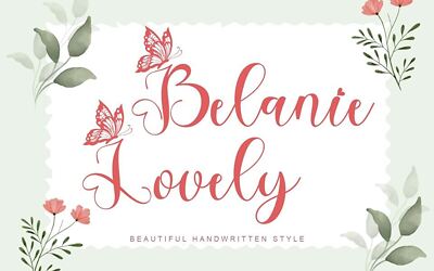 Belanie Lovely Font