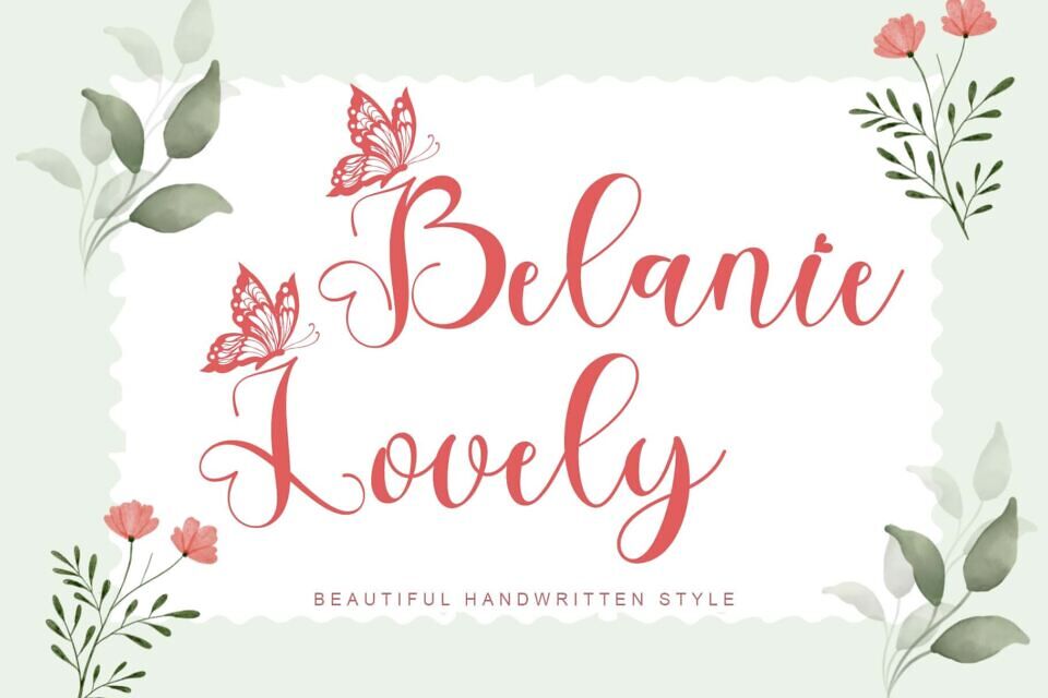 Belanie Lovely Font