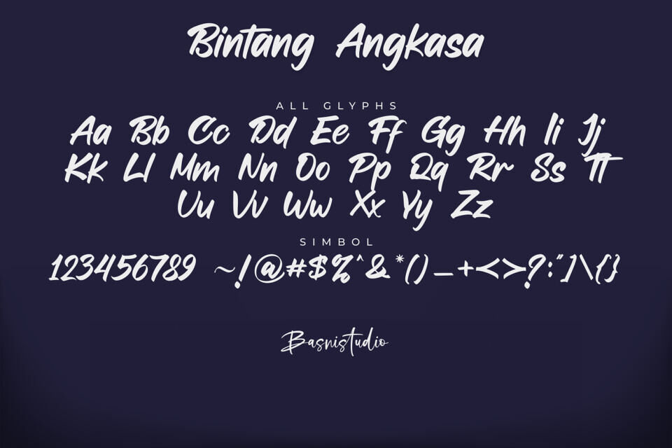 Bintang Angkasa Font