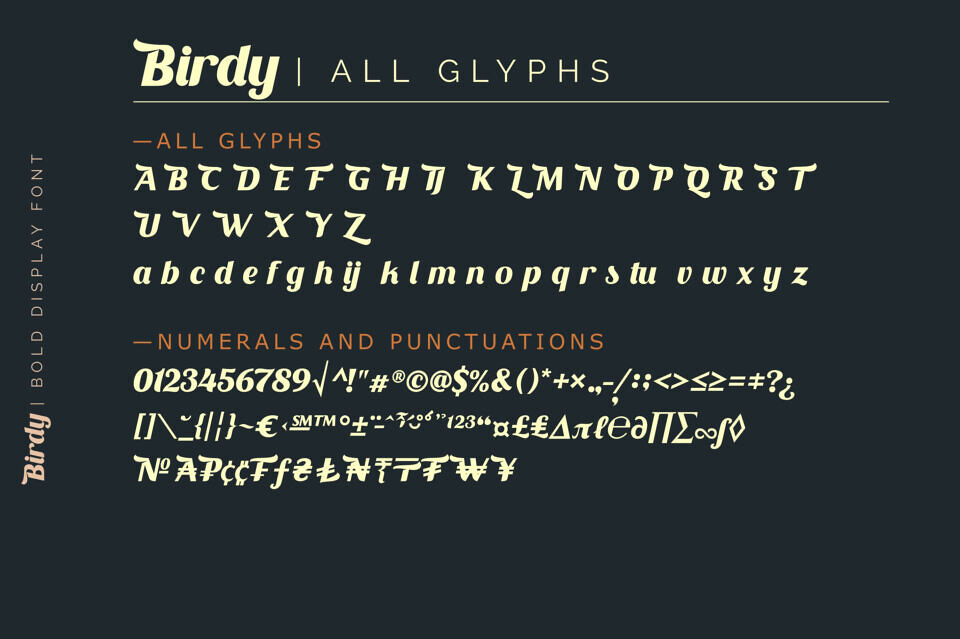 Birdy Font