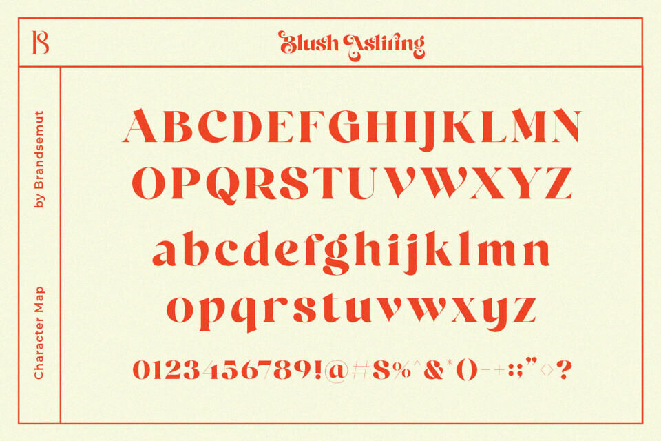 Blush Asliring Font