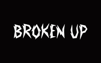 Broken Up Font