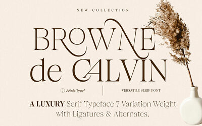 Browne de Calvin Font