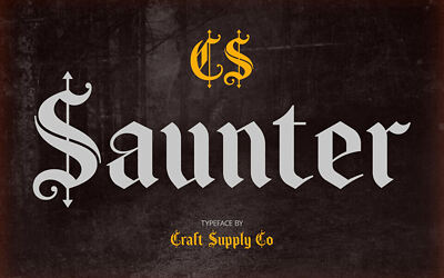 CS Saunter Font