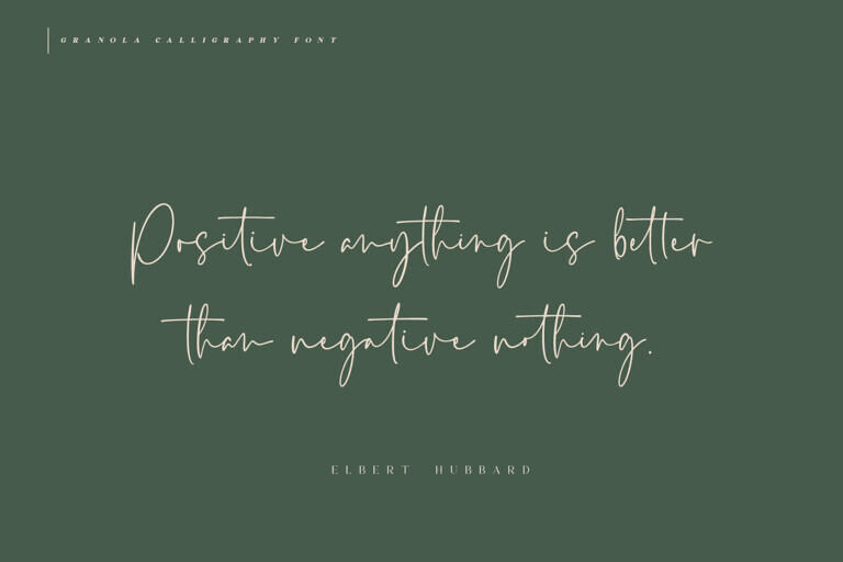 Cherish Today & Granola Font