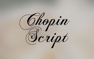 Chopin Script Font (2)