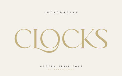 Clocks Font