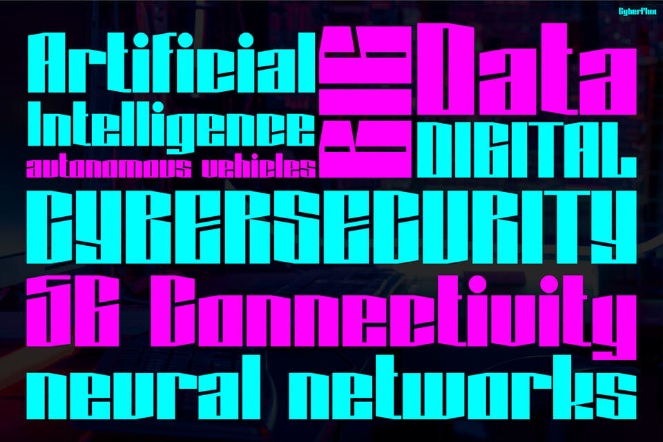 Cyberflux Font