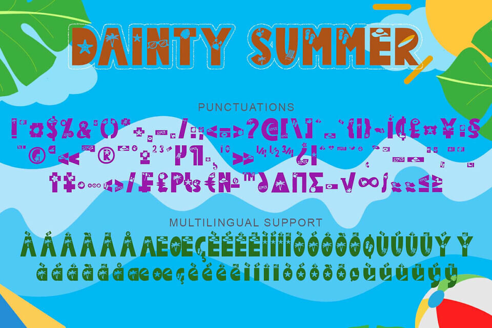 Dainty Summer Font