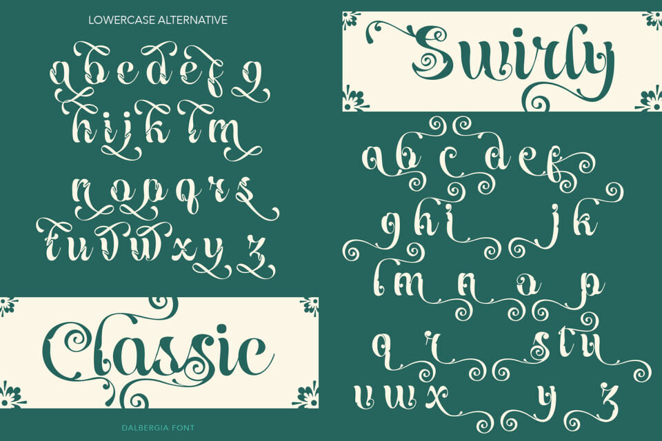Dalbergia Font