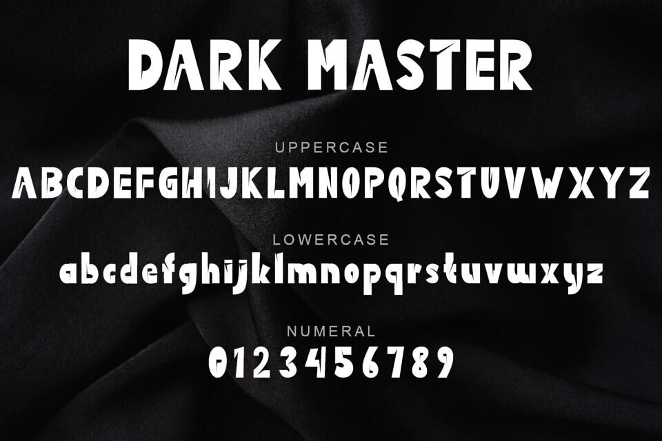 Dark Master Font