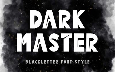 Dark Master Font (4)