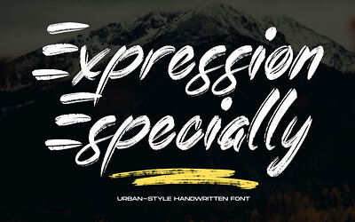 Expression Especially Font