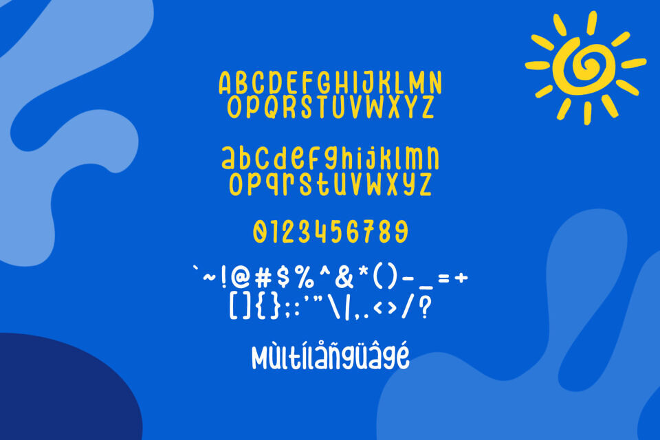 Extra Blue Font