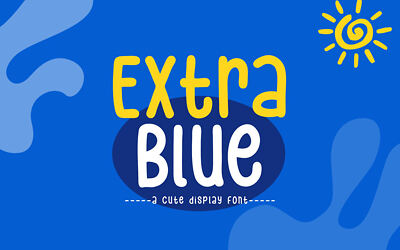 Extra Blue Font (3)