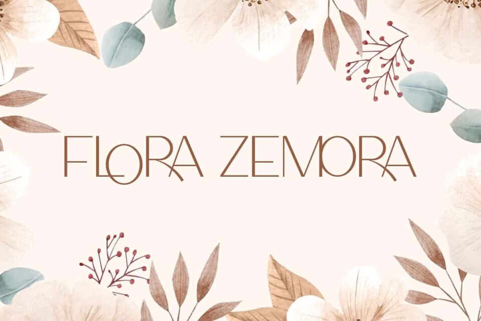 Flora Zemora Font
