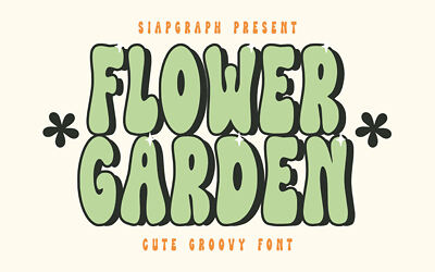 Flower Garden Font (5)