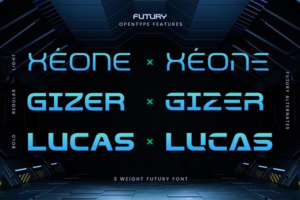 Futury Light Font