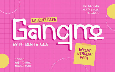 Gangmo Font