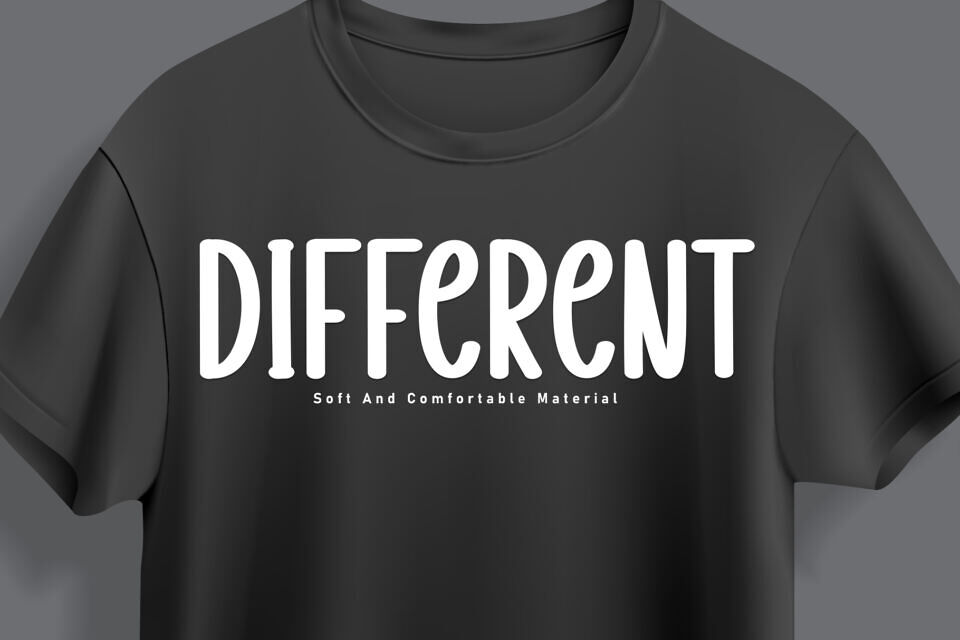 Ghosted Font