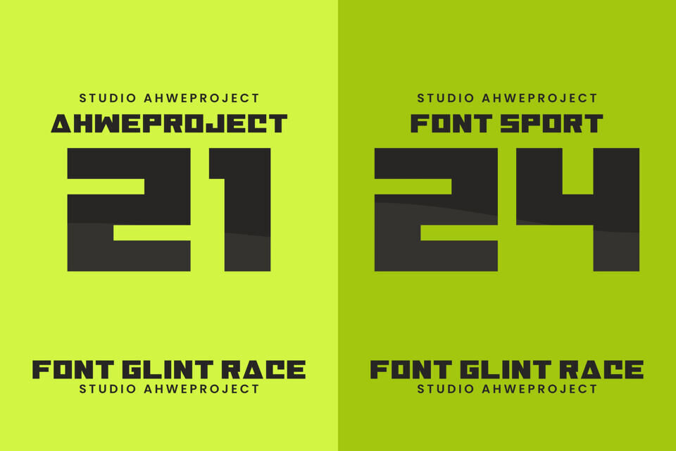 Glint Race Font