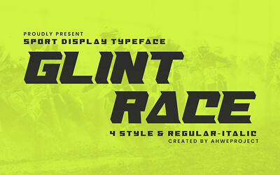 Glint Race Font