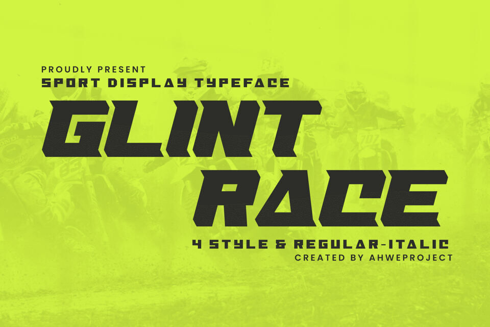 Glint Race Font