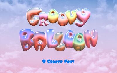 Groovy Balloon Font
