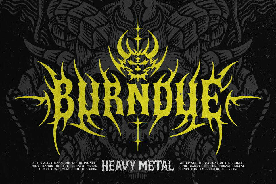 Grund Burn Font