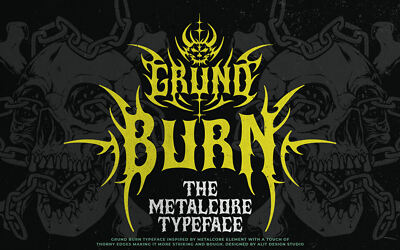 Grund Burn Font (6)